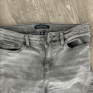 Calvin Klein Jeans Washed Gray Skinny Jeans